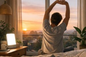 Mehr Energie am Morgen: So beeinflusst Licht deine Konzentration und Hautalterung